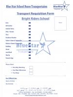 Transport Requisition Form
